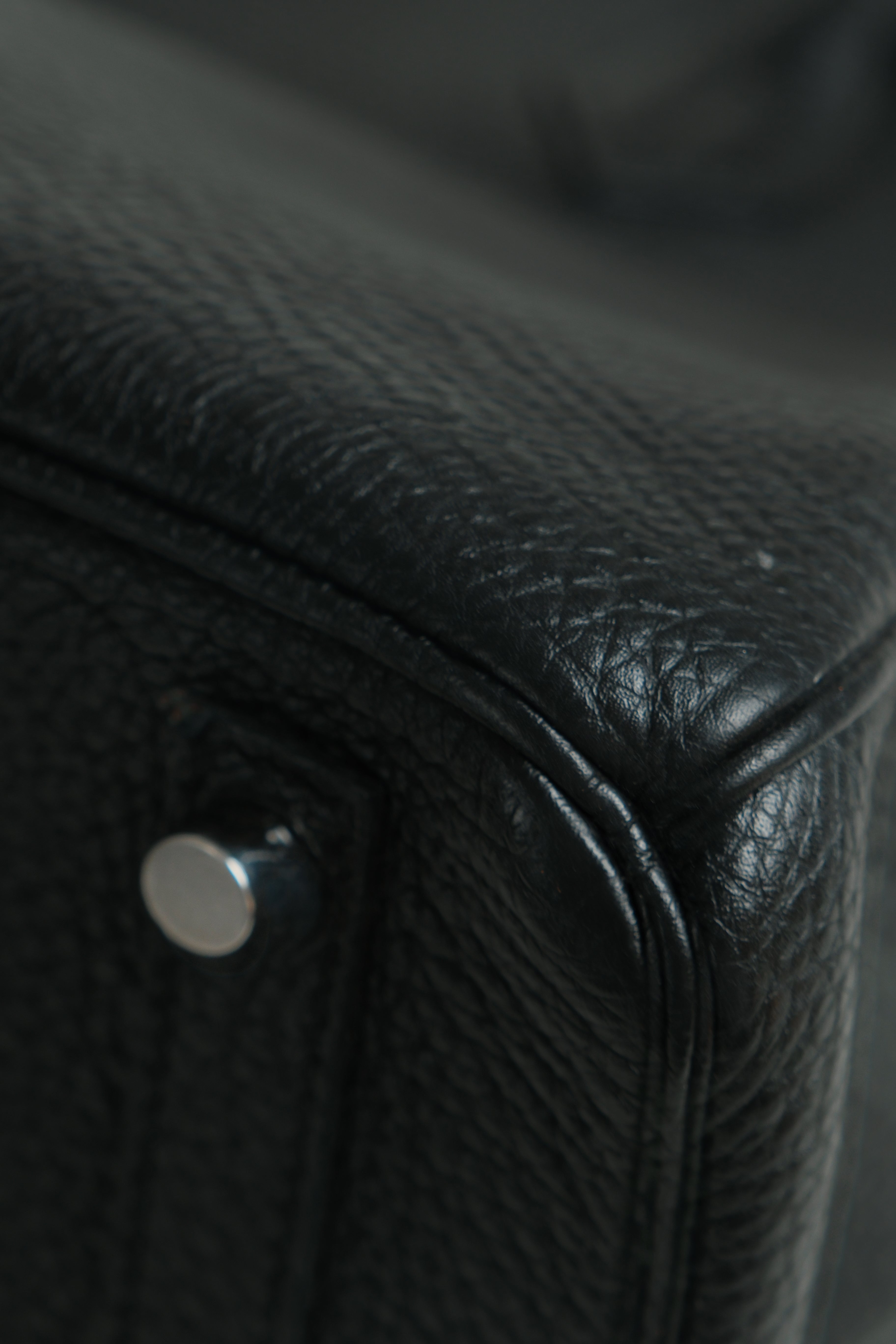 Birkin 30 O Square Noir Palladium