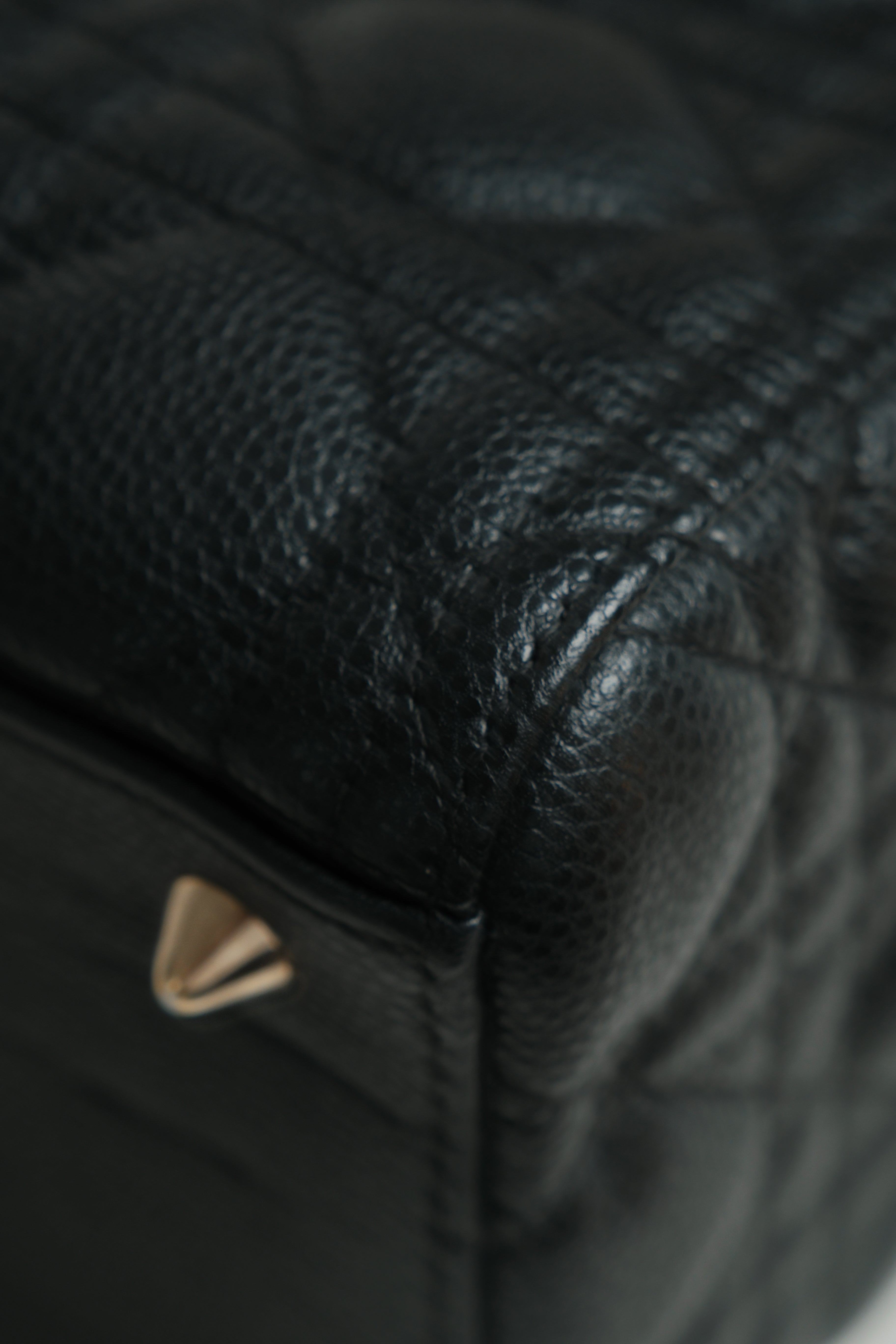 Lady D Medium Pebbled Leather GHW