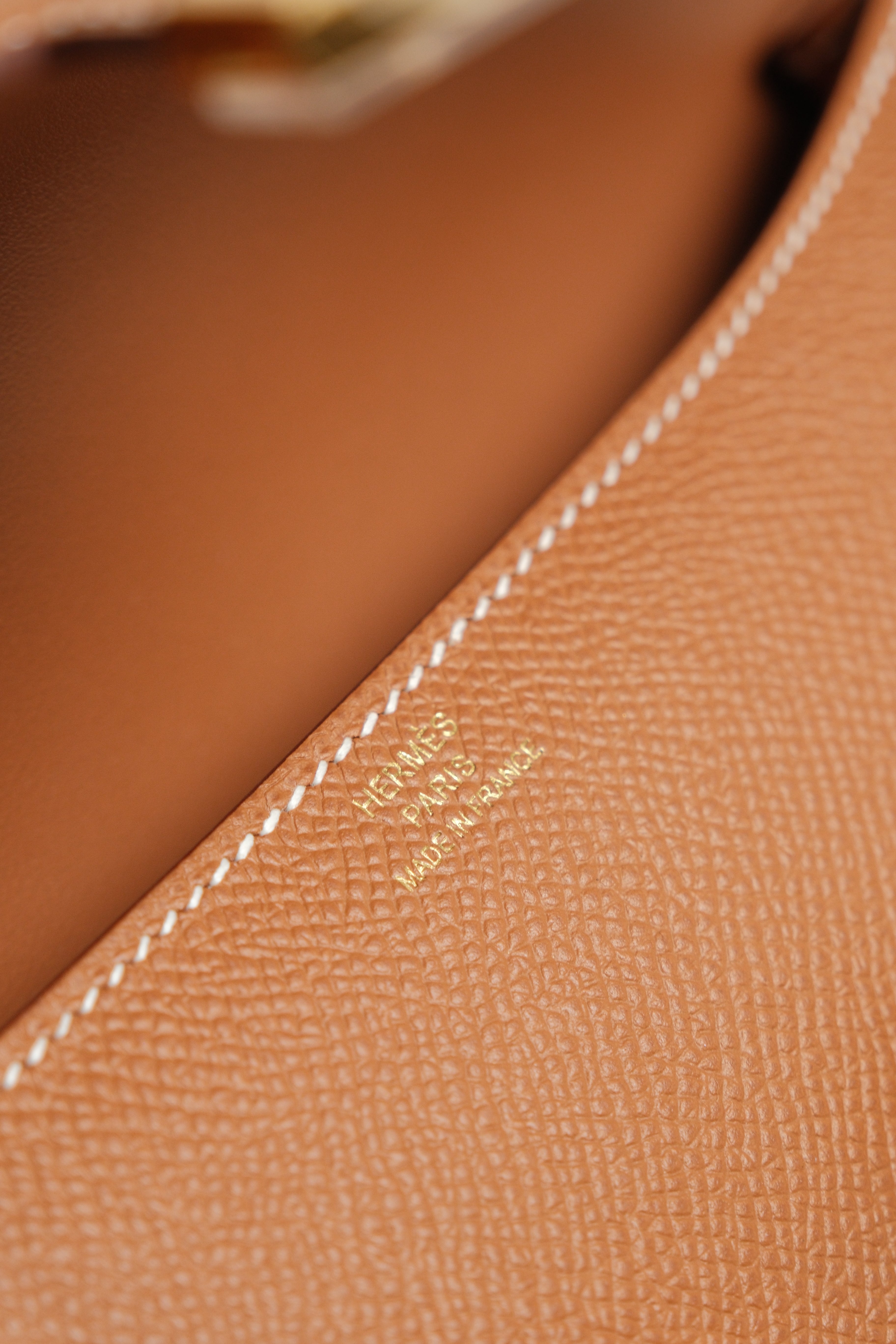 Constance Elan Gold on Gold Stamp K