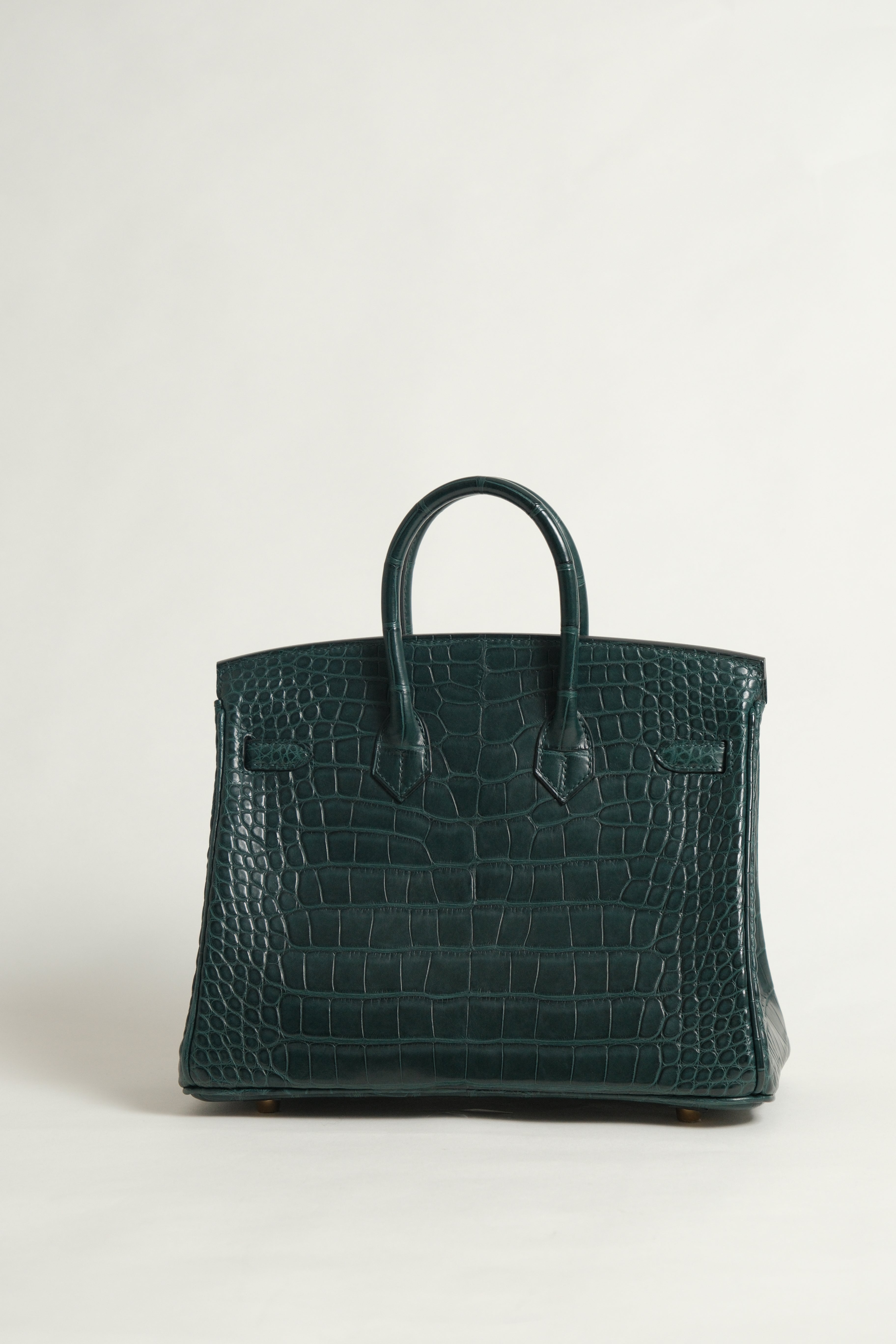 Birkin 25 Matte Alligator Vert Fonce