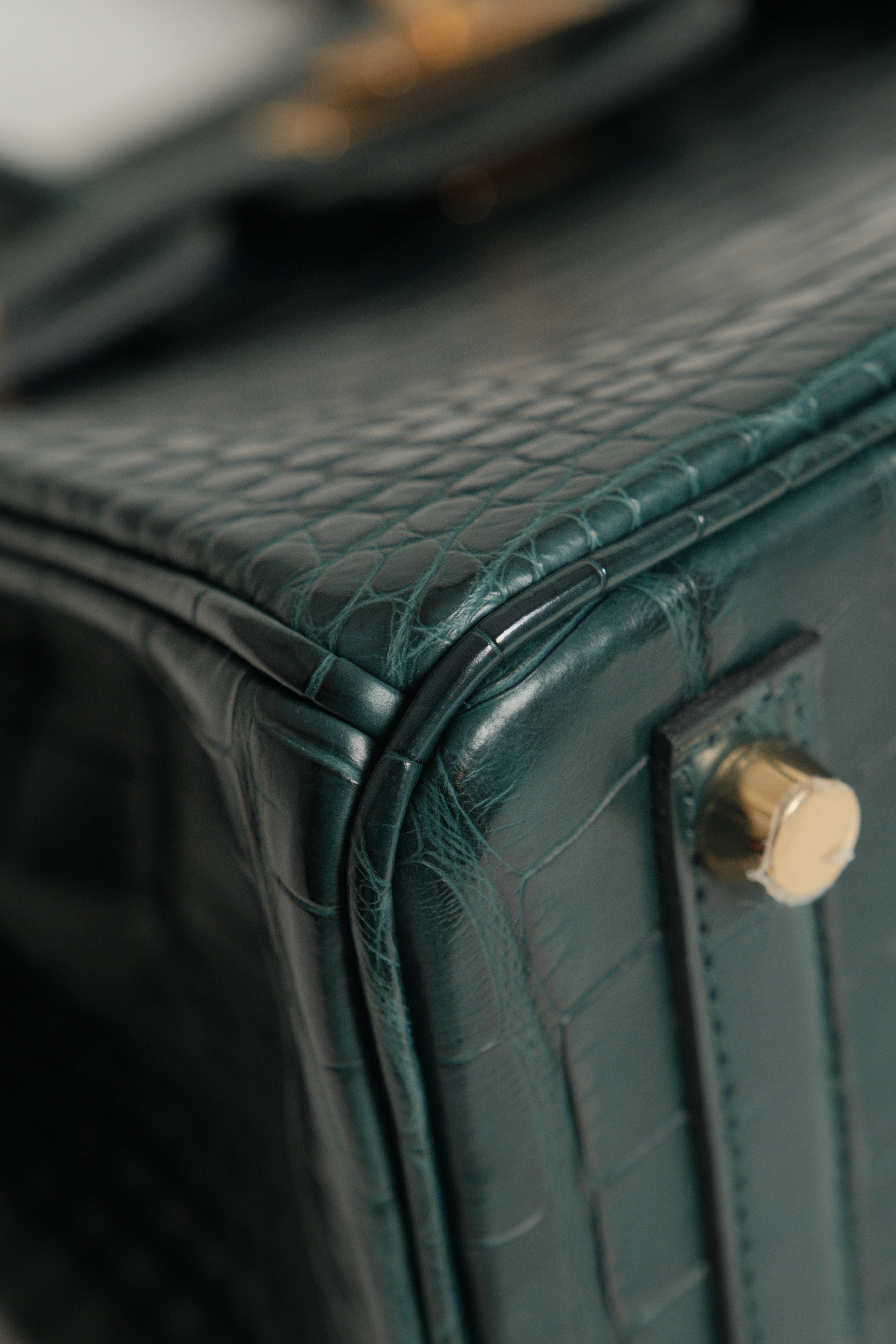 Birkin 25 Matte Alligator Vert Fonce