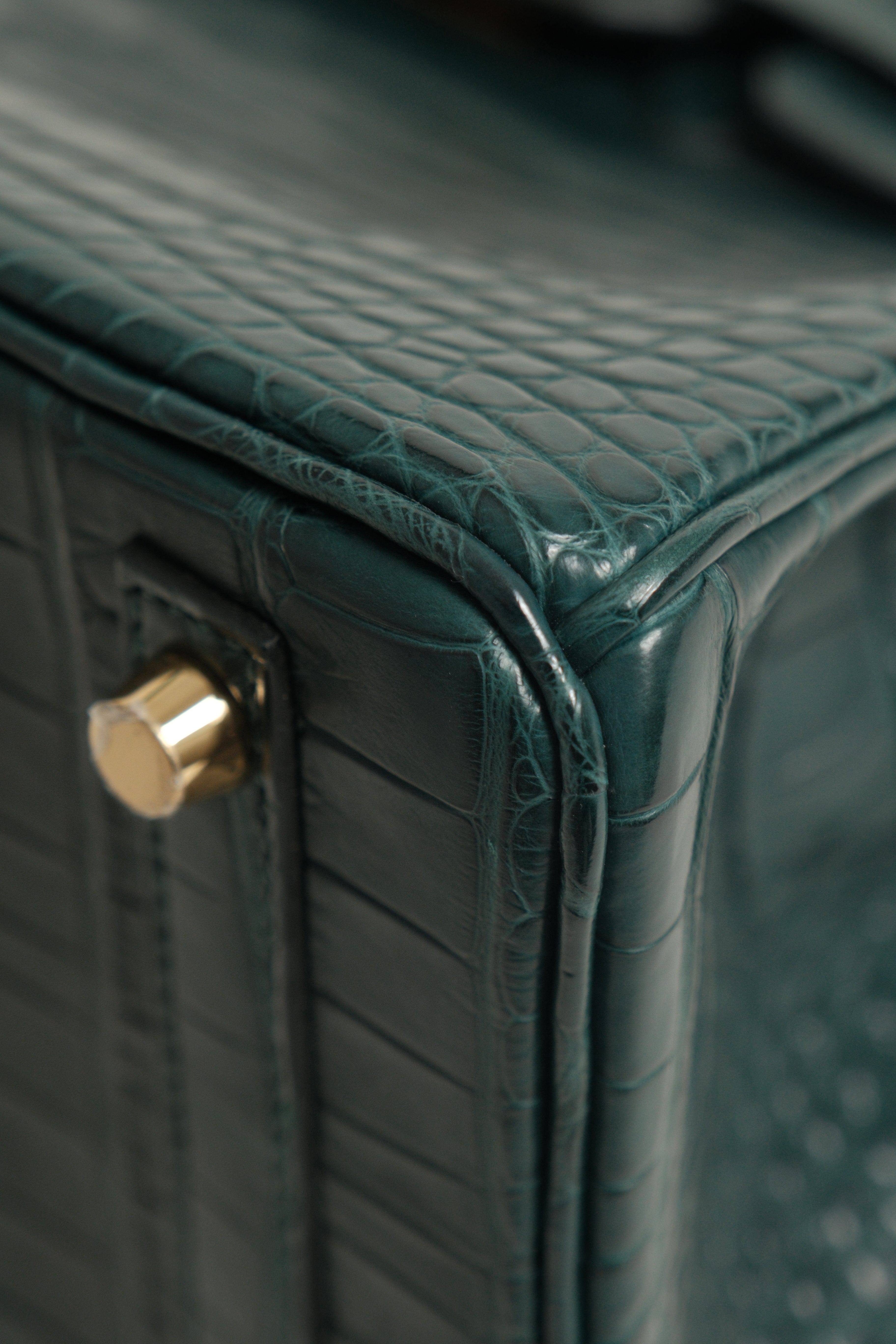 Birkin 25 Matte Alligator Vert Fonce